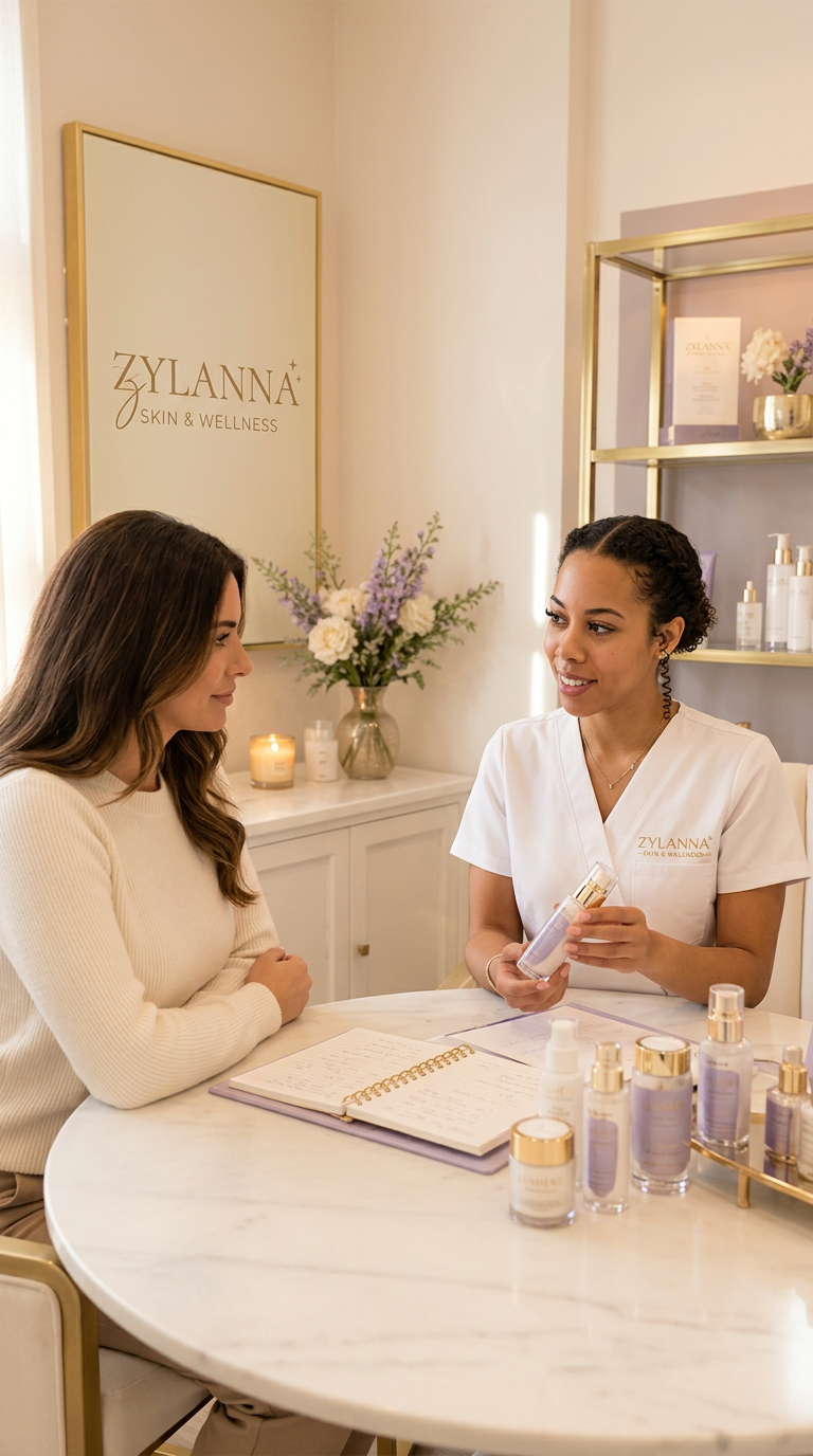 Virtual skin consultation at Zylanna Skin & Wellness